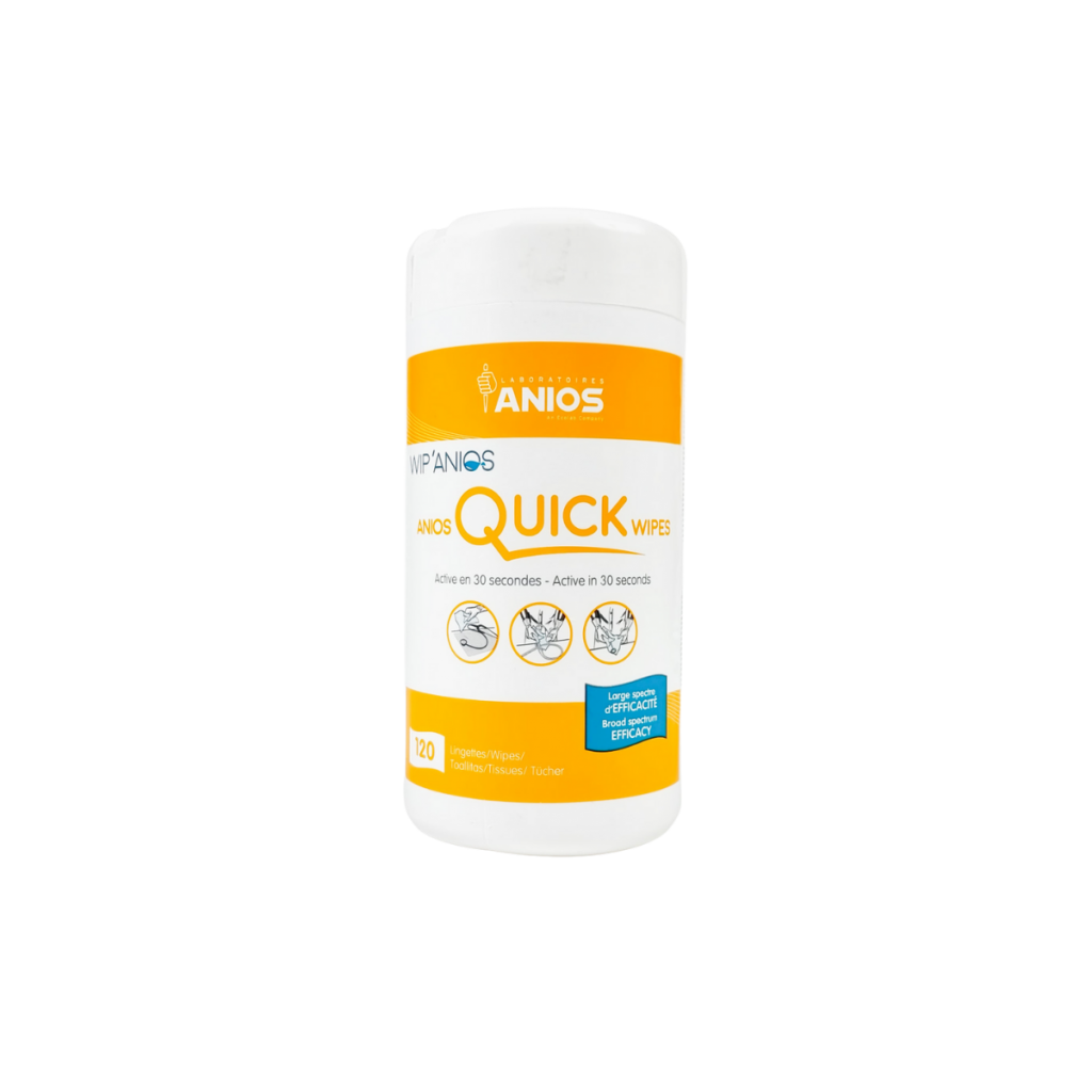 Lingettes QUICK WIPES ANIOS 120 Lingettes B2M MÉDICAL